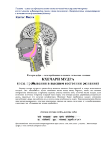 Кхечари мудра — поза пребывания в высшем