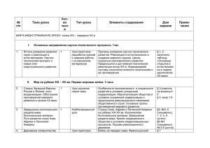 Кол- № Тема урока