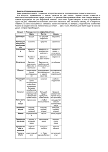 Анкета «Определение викрити