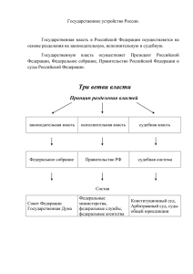 Государственное устройство России