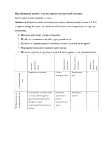 Анализ урока по карте наблюдений_Черняева М.М.