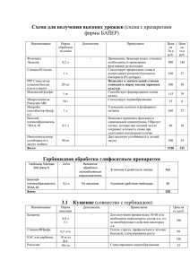 схема с препаратами фирмы БАЙЕР