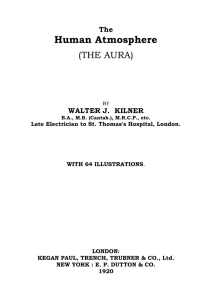 Человеческая атмосфера. или как сделать ауру видимой