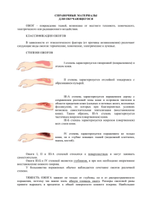 СПРАВОЧНЫЕ МАТЕРИАЛЫ ДЛЯ ОБУЧАЮЩЕГОСЯ  повреждение