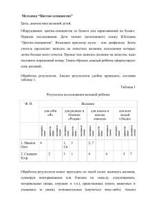 Методика “Цветик-семицветик” Цель: диагностика желаний детей.