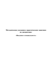 Методические указания к практическим занятиям Файл