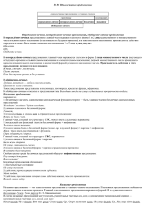 В. 04 Односоставное предложение Определенно-личные, неопределенно-личные предложения, обобщенно-личные предложения