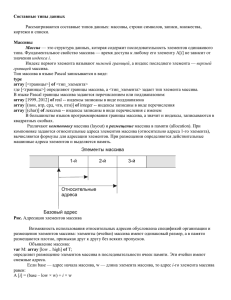 Составные типы данных_лекция