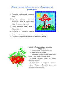 Практическая работа по теме «Графический редактор»