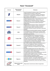 Пакет "Основной"