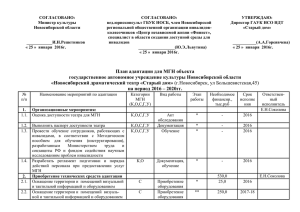 План адаптации для МГН