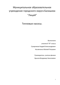 Муниципальное образовательное учреждение городского округа Балашиха “Лицей”