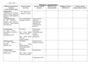 Таблица 6. «Антропогенез