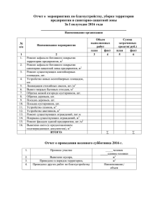 Необходимо сдать отчет по весеннему субботнику и