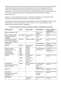 Кроме того, в списке представлены препараты, признанные