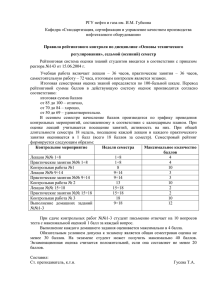 Рейтинг дисциплины - Российский государственный