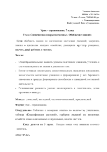 научить детей работать в группах. Урок – соревнование, 7 класс