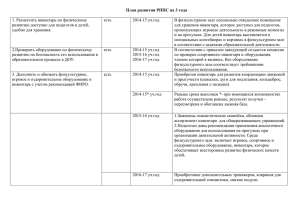 План развития РППС на 3 года