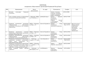 Ветеранские организации Чувашской Республики