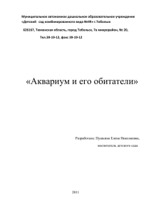 Проект - Детский сад комбинированного вида №49 г.Тобольска