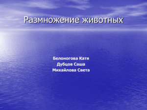 Цель: Определить, как размножаются животные разных групп