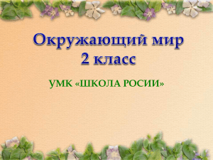 Дикорастущие и культурные растения