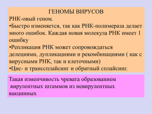 Геномы вирусов