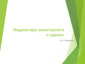 схема организации и проведения мониторинга