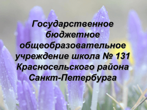 Ненашева Л.Н., директор ГБОУ школы № 131 Красносельского