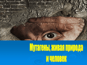 Мутагены