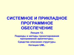 Проектирование программной архитектуры