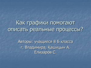 Как графики помогают описать реальные процессы?