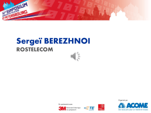 Sergeï BEREZHNOI ROSTELECOM