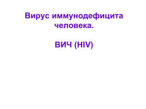 Вирус иммунодефицита человека. ВИЧ (HIV)