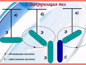 Электризация тел