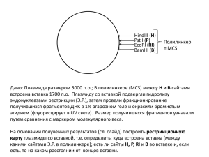 Задачка про составление рестрикционной карты v2.0.