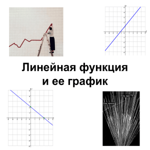 График линейной функции