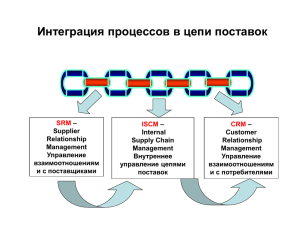 Интеграция процессов в цепи поставок