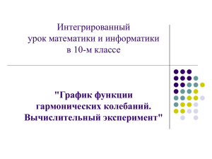 проверка выдвинутой гипотезы по построению графика функции