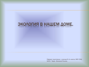 Экология в нашем доме 709.9 КБ