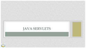 Лекция #15. Servlets