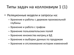 2015 - Типы задач на коллоквиум 1