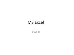 MS Excel