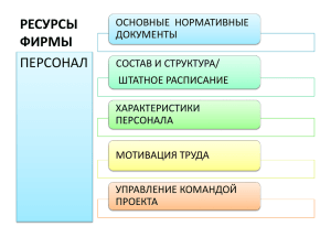 3 Персонал