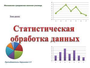 Московское суворовское военное училище Тема урока: Преподаватель Каримова С.Р. 8