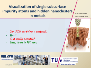 Subsurface STM vision