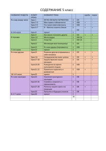 5 класс содержание (2)