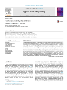 Thermal conductivity of sandy soil (теплопроводность песчаных грунтов) 