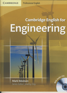 Cambridge English for Engineering