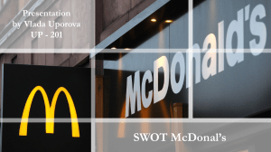 Swot McDonal 